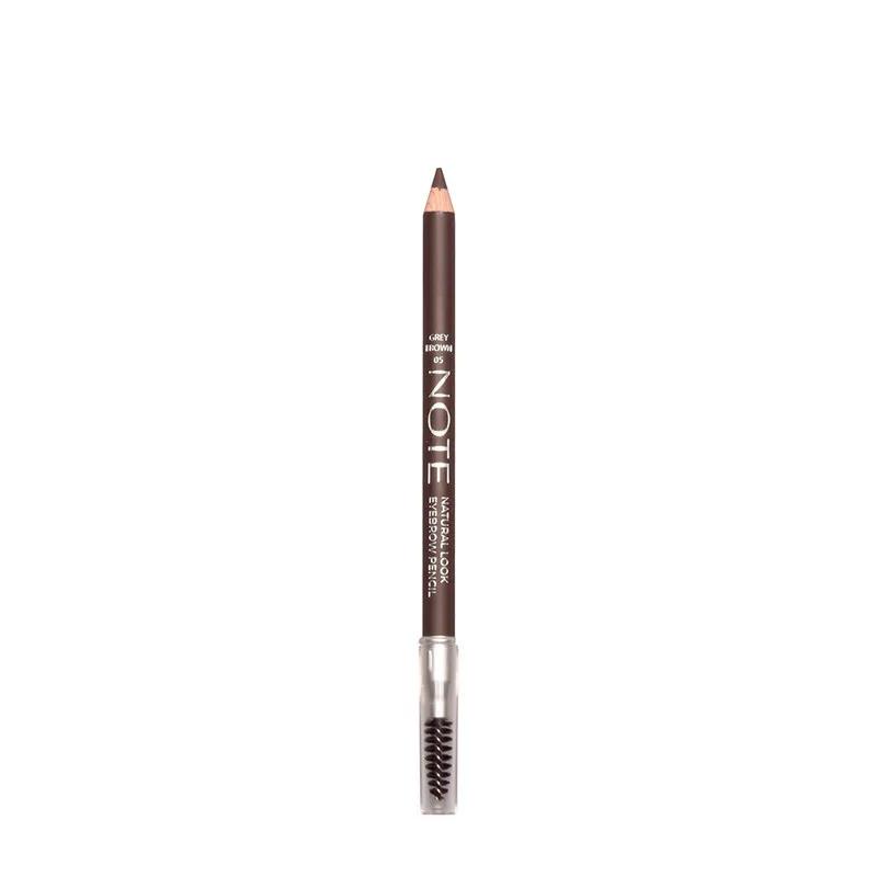 Note Natural Look Eyebrow Pencil 05 - Grey Brown