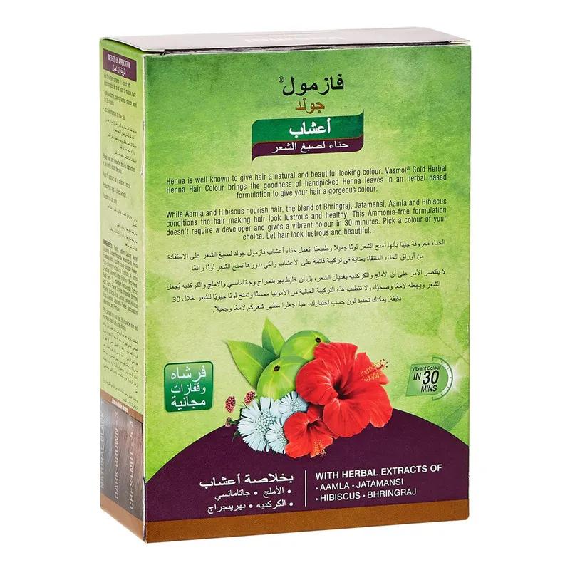 Vasmol Gold Herbal Henna - Burgundy 6X10G