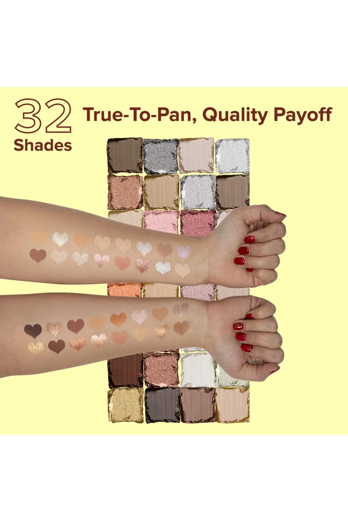 Forever52 Naturals 32 Color Eyeshadow Palette-Subtle Summer - NTR004