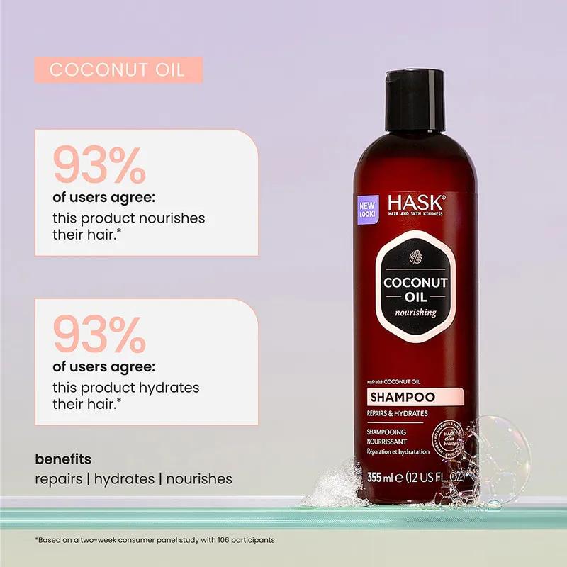 Hask Coconut Oil  Nourishing Shampoo 355ml