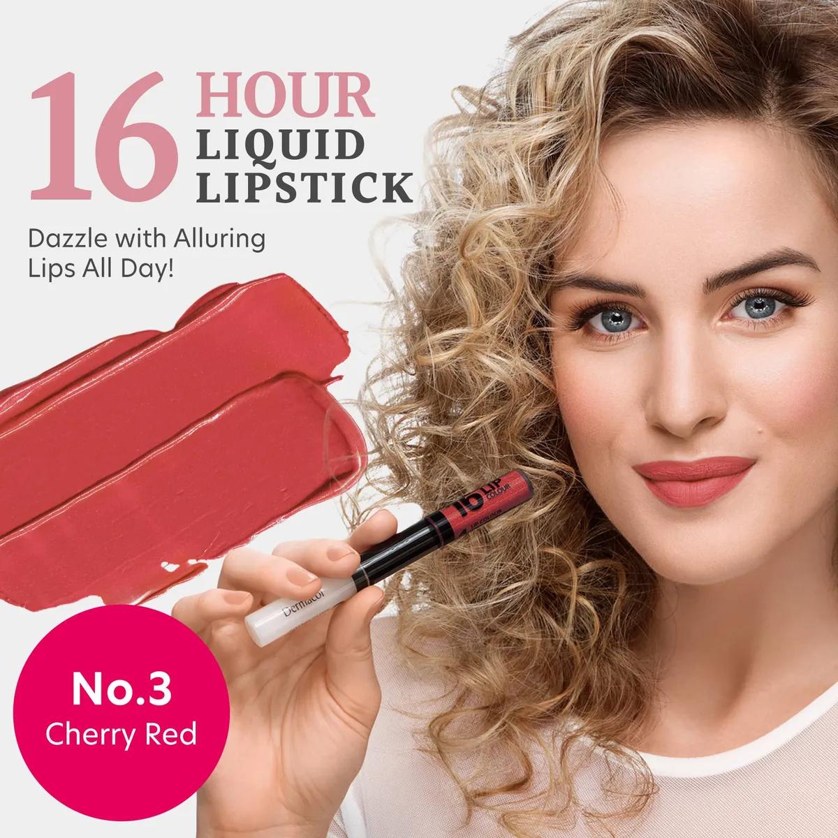 Dermacol 16h Lip Color (Cherry red)