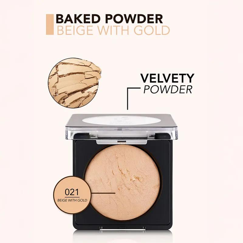 Flormar NP Baked Powder - 021 Beige With Gold