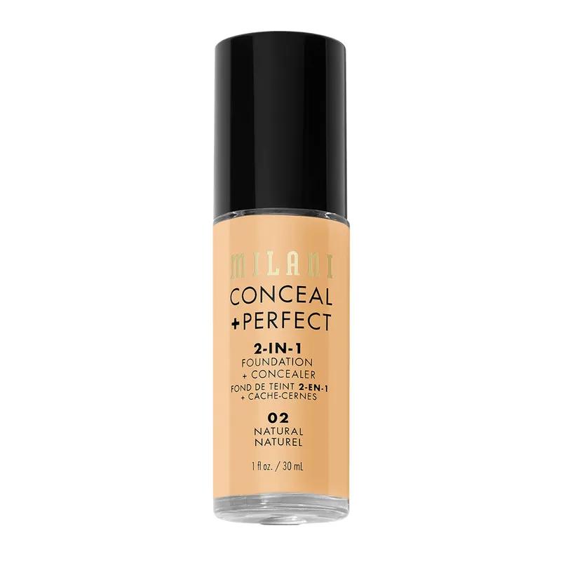 Milani Conceal + Perfect 2-In-1 Foundation - 02 Natural