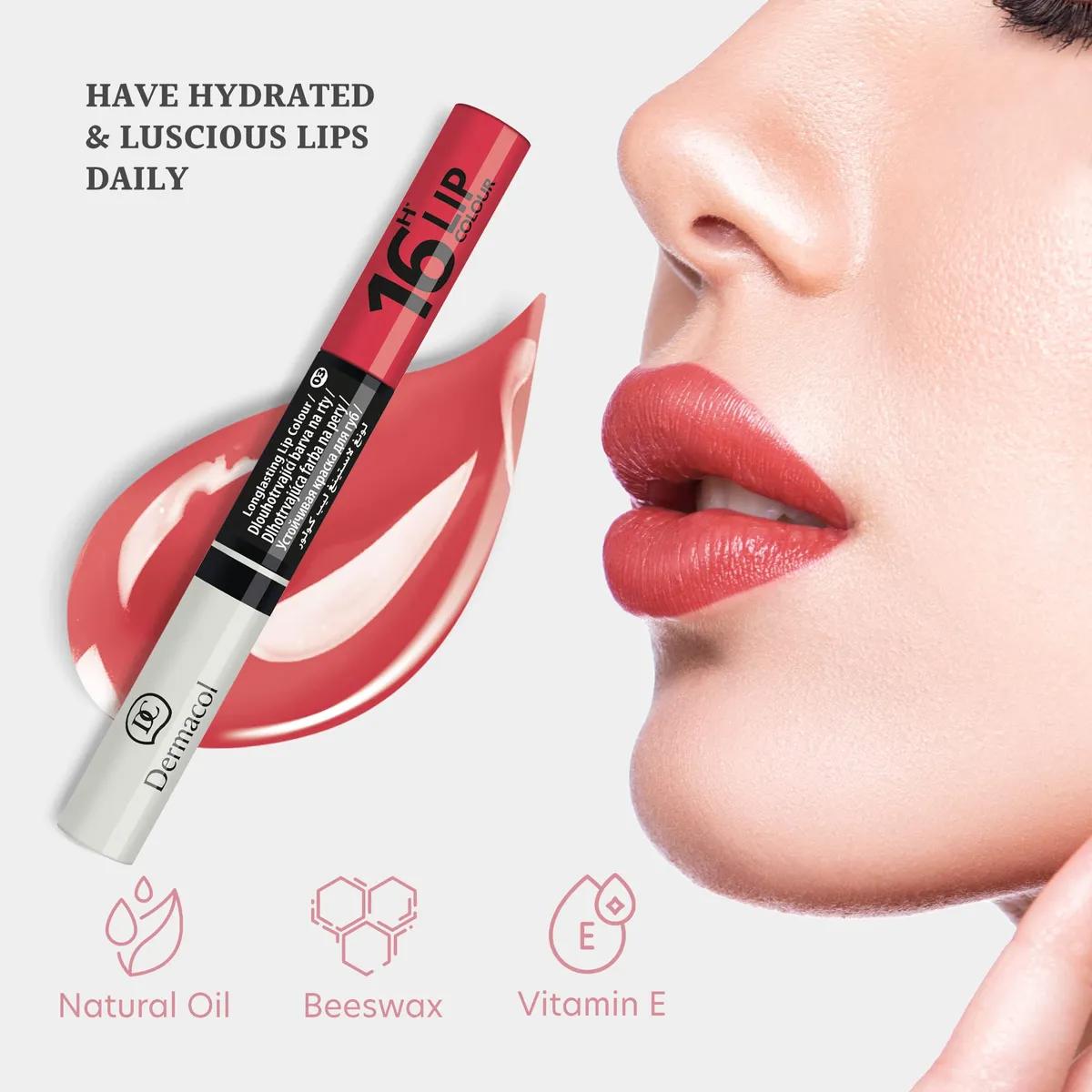 Dermacol 16h Lip Color (Cherry red)