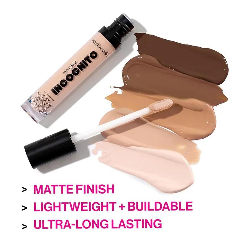 WnW MegaLast Incognito All-Day Full Coverage Concealer - Light Beige