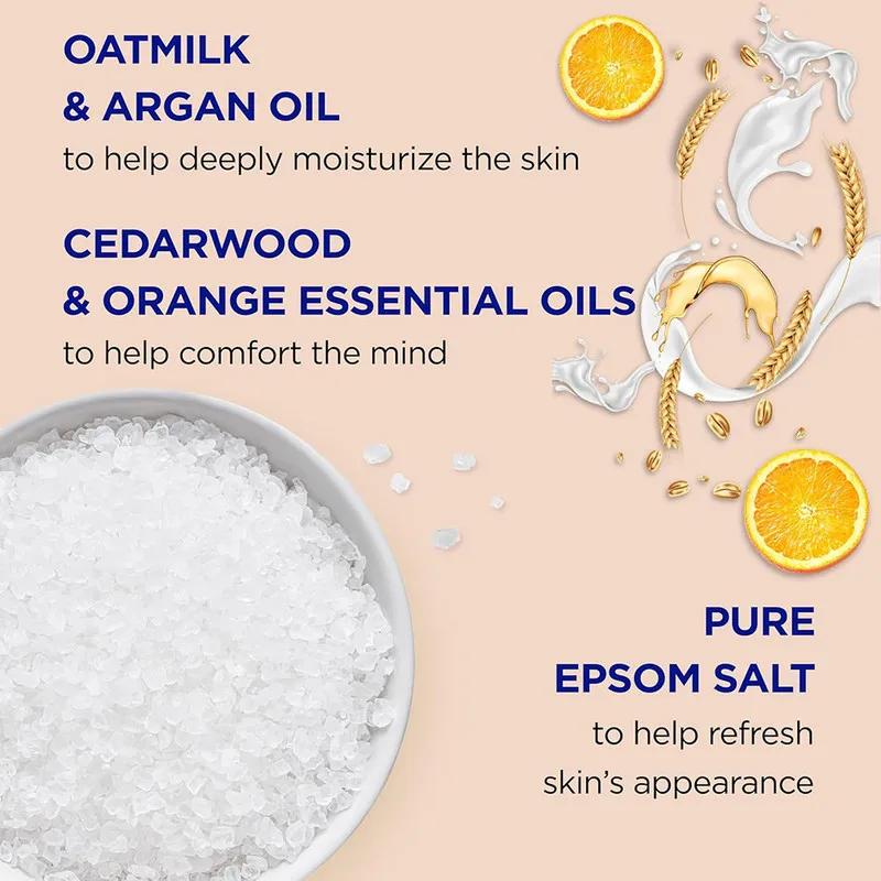 Dr Teal's Epsom Bath Salt Oat Milk & Argan Oil 1.36Kg