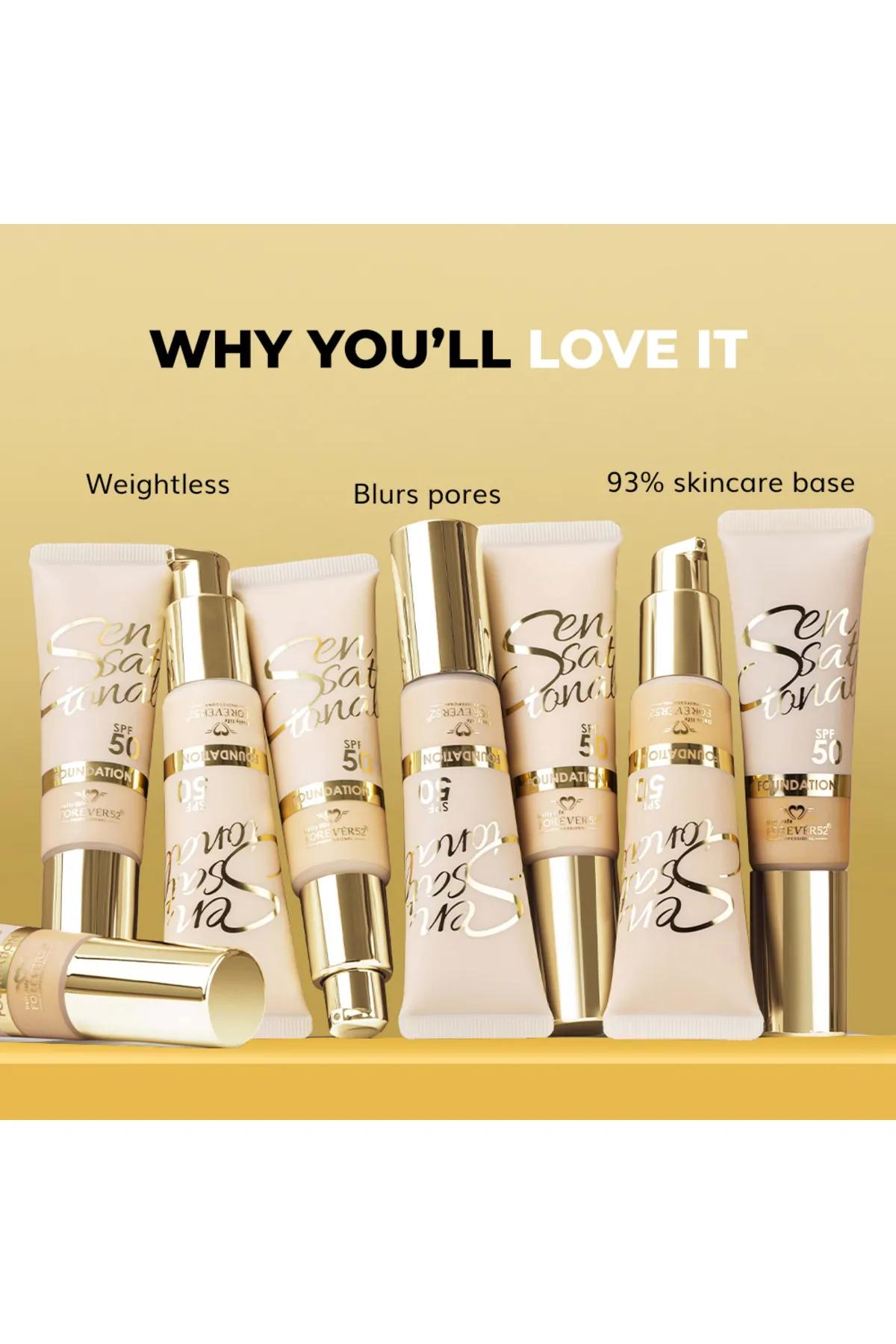 Forever52 Sensational Foundation SPF50-Biscuit - SNS106