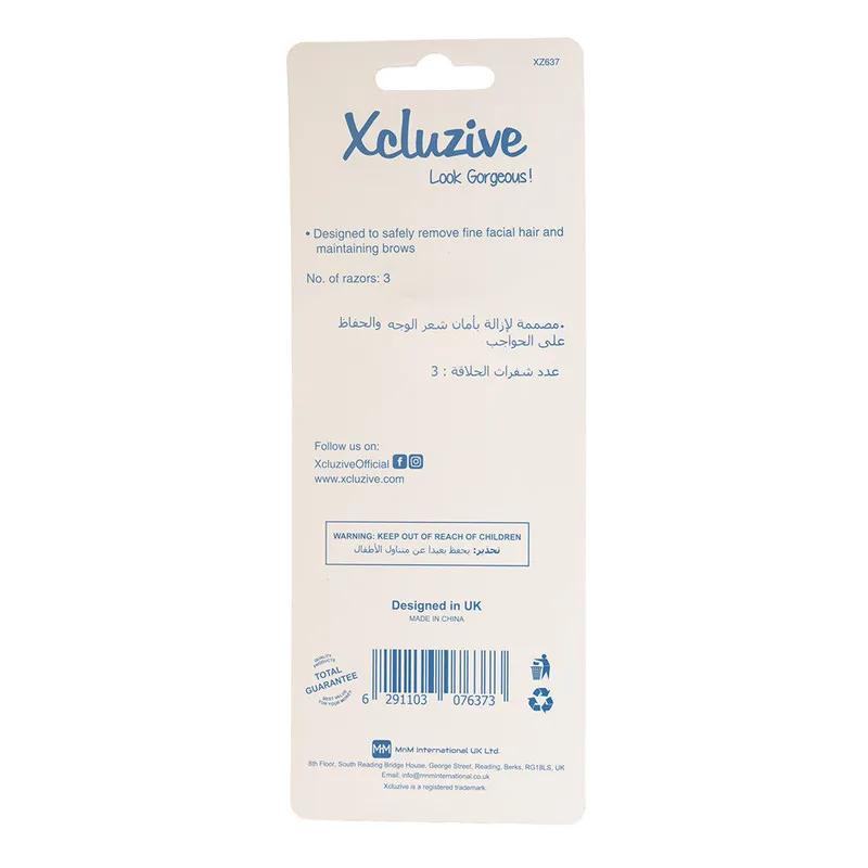 Xcluzive Eyebrow Razors 3pcs