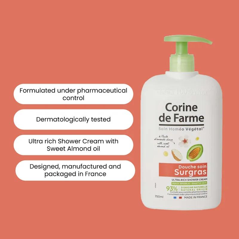 CDF-- Shower cream Ultra-Rich Sweet Almond Oil 750Ml New