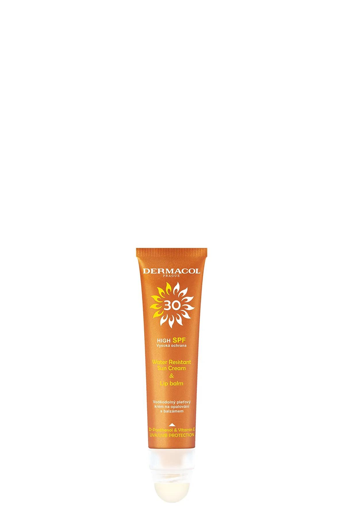 Dermacol SUN Water Resistant Cream SPF30 and Lip Balm