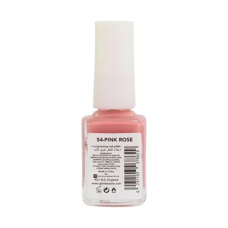 Glambeaute Nail Enamel 54 - Pink Rose