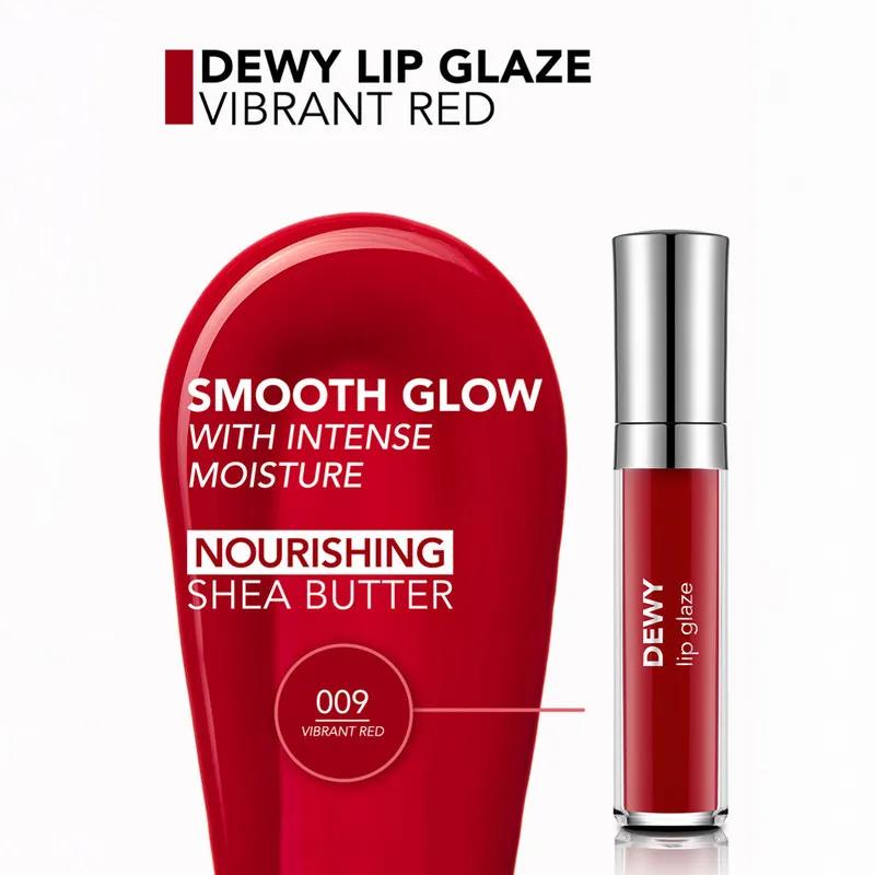 Flormar Dewy Lip Glaze New -009 Vibrant Red