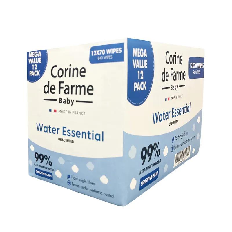 CDF-- Baby Water Essential Wipes 70's (Pack of 12pcs)