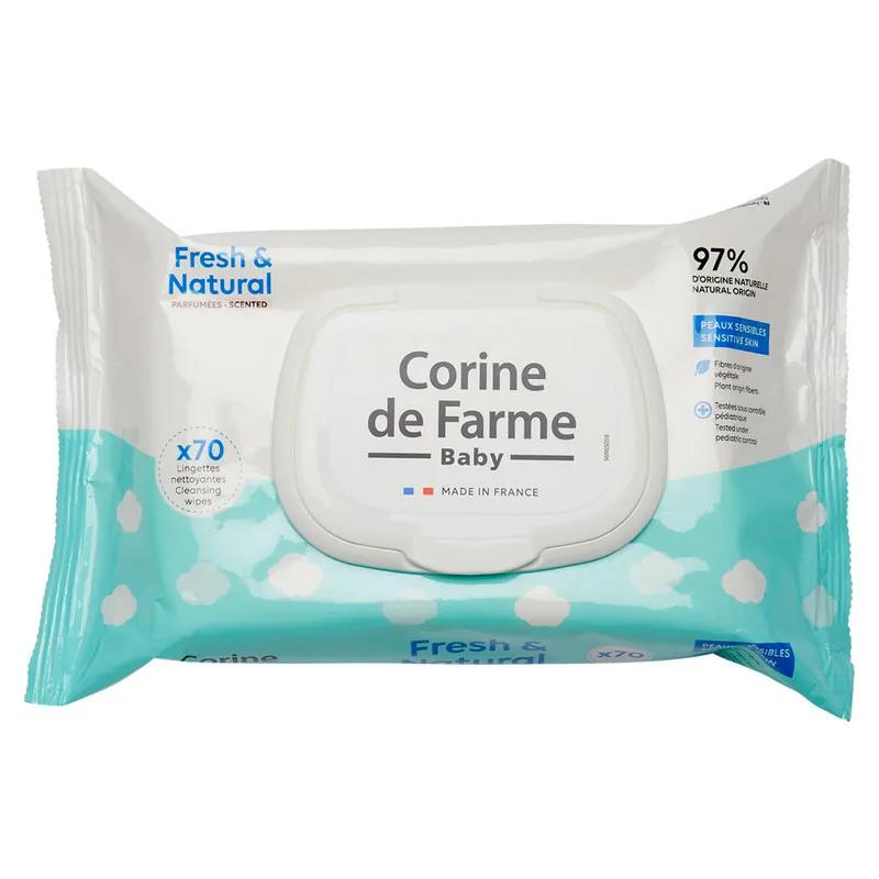 CDF-- Baby Fresh & Natural Wipes 70's