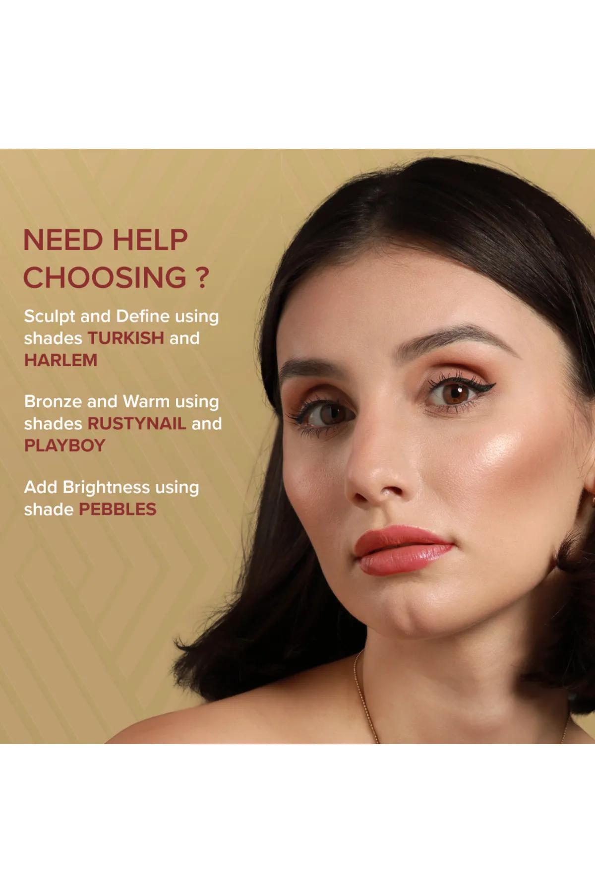 Backstage Essential Highlighter & Contour Powder Palette-Multicolor