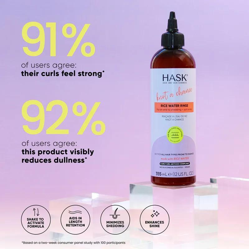 Hask Texture Solutions Anti-Snap Rice Water Rinse 355ml