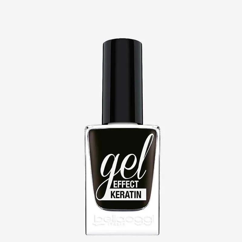 Bellaoggi Nail Polish Gel Effect Keratin - Black Affair