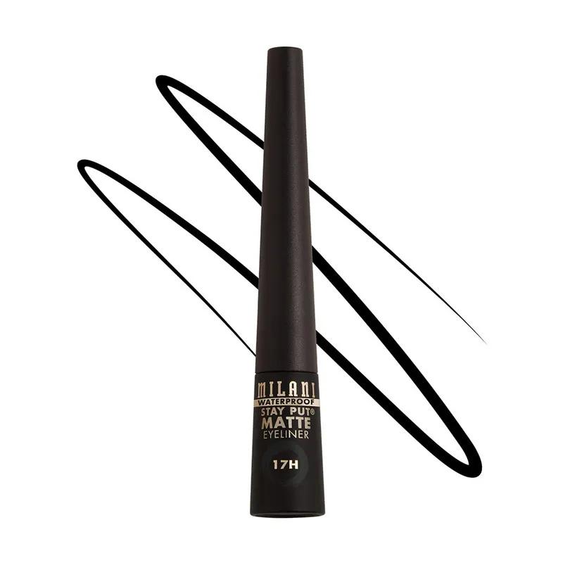 Milani Stay Put Matte Liquid  Eyeliner Waterproof- Black