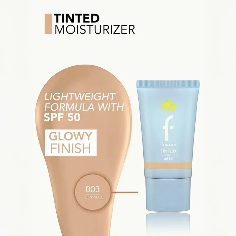 Flormar New Tinted Moisturizer SPF50 - 03 Ivory Nude