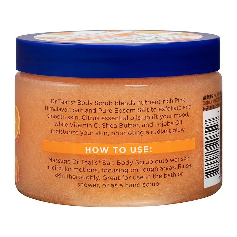 Dr Teal's Epsom Salt Body Scrub Vitamin C 454g