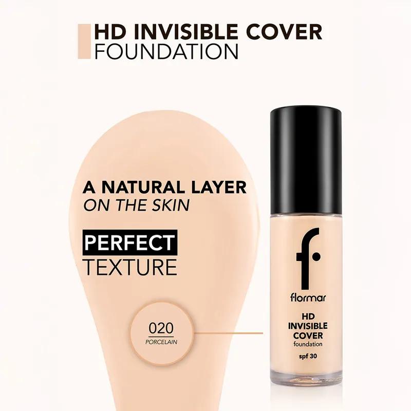 Flormar NP Invisible Cover Hd Fdt - 20 Porcelain