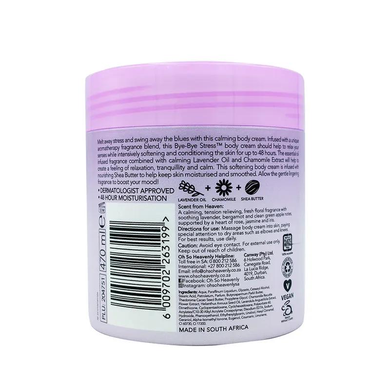 Oh So Heavenly Body Cream 48HR Bye Bye Stress 470Ml