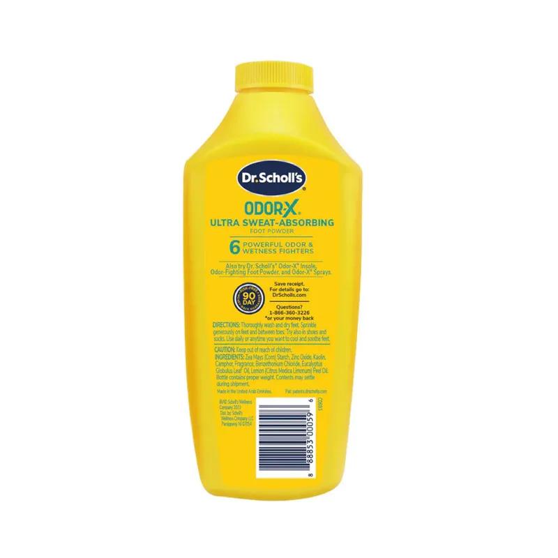 Dr. Scholl's OdorX Ultra Sweat-Absorbing Foot Powder 7 oz