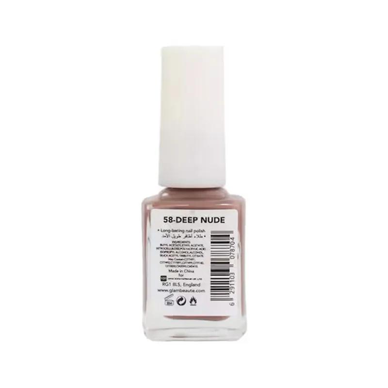 Glambeaute Nail Enamel 58 - Deep Nude
