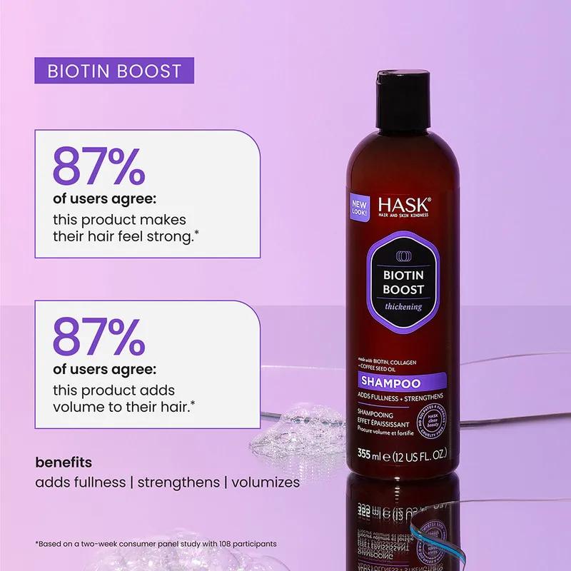 Hask Biotin Boost Thickening Shampoo 355ml