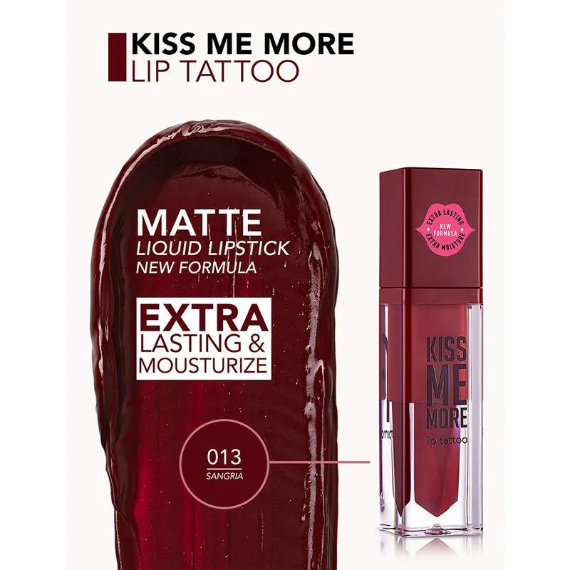 Flormar Kiss Me More Lip Tattoo New - 013 Sangria