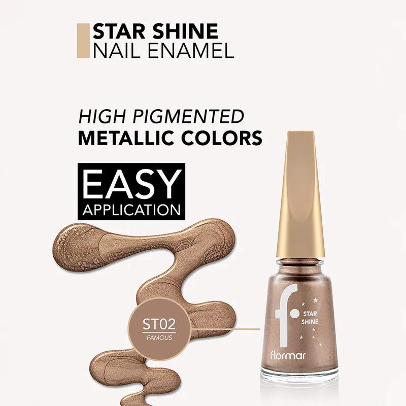 Flormar Star Shine Nail Enamel - 02 Famous