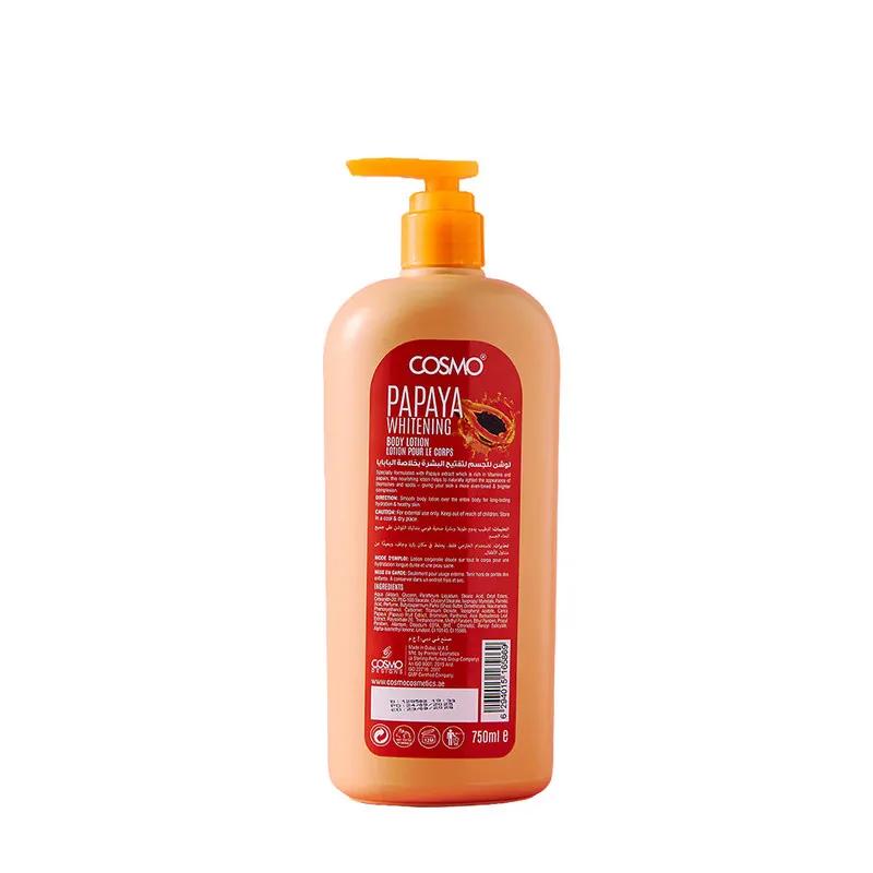 Cosmo Papaya Whitening Body Lotion 99% Natural 750ml with Pump