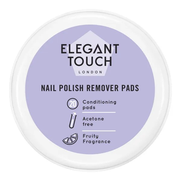Elegant Touch Nail Polish Remover Pads 20`S