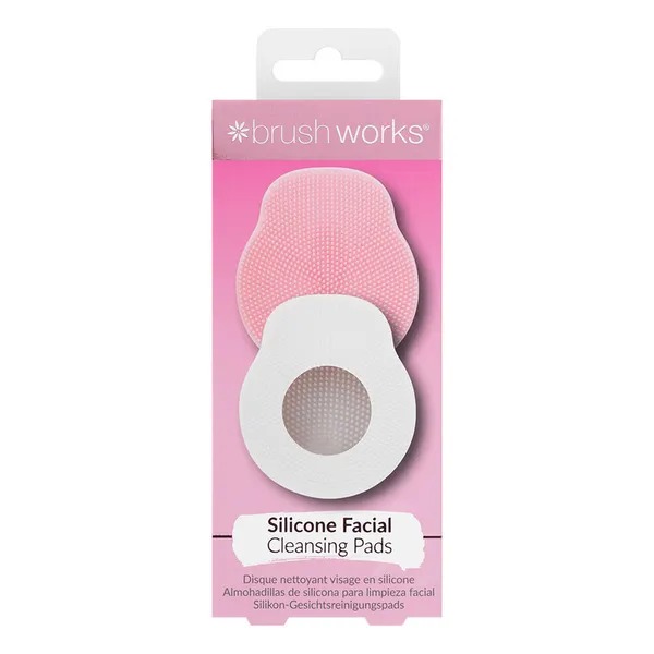 Brushworks Silicone Cleansing Pads - 2 Pack