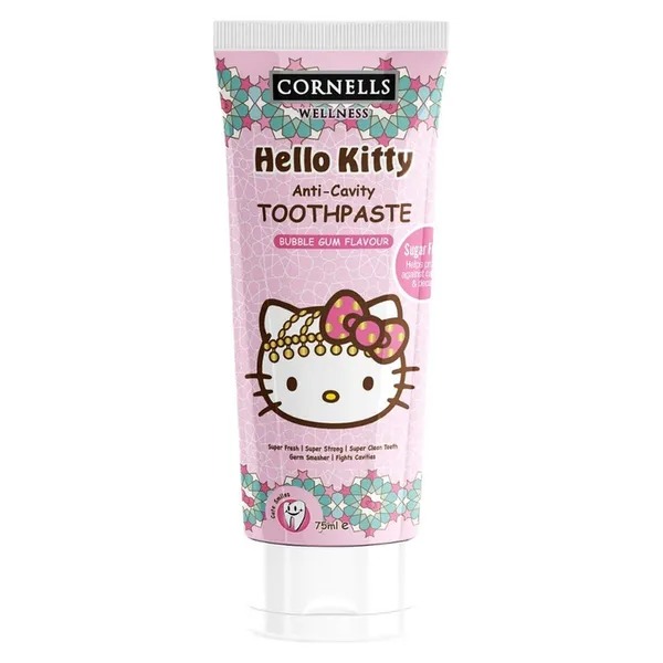 Cornells Hello Kitty Bubble Gum Flavour ToothPaste 75Ml