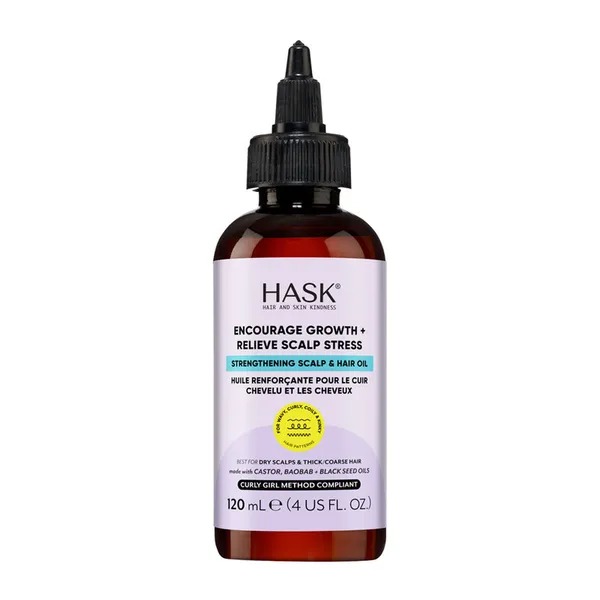 Hask Texture Solutions Hair Strengthening Scalp & Hair Oil 120ml