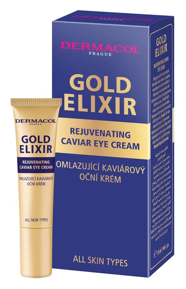 Dermacol Gold Elixir Rejuvenating Caviar Eye Cream with Deep Hydration