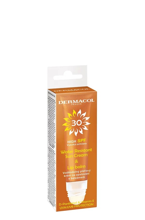 Dermacol SUN Water Resistant Cream SPF30 and Lip Balm