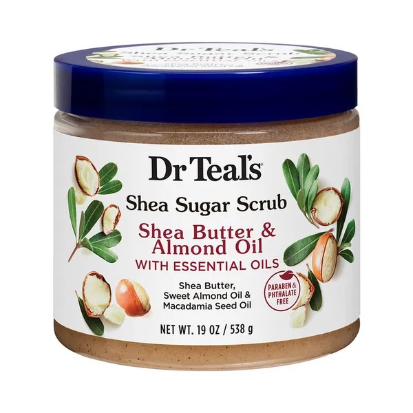 Dr Teal's Shea Sugar Body Scrub Shea Butter & Almond Oil 538g