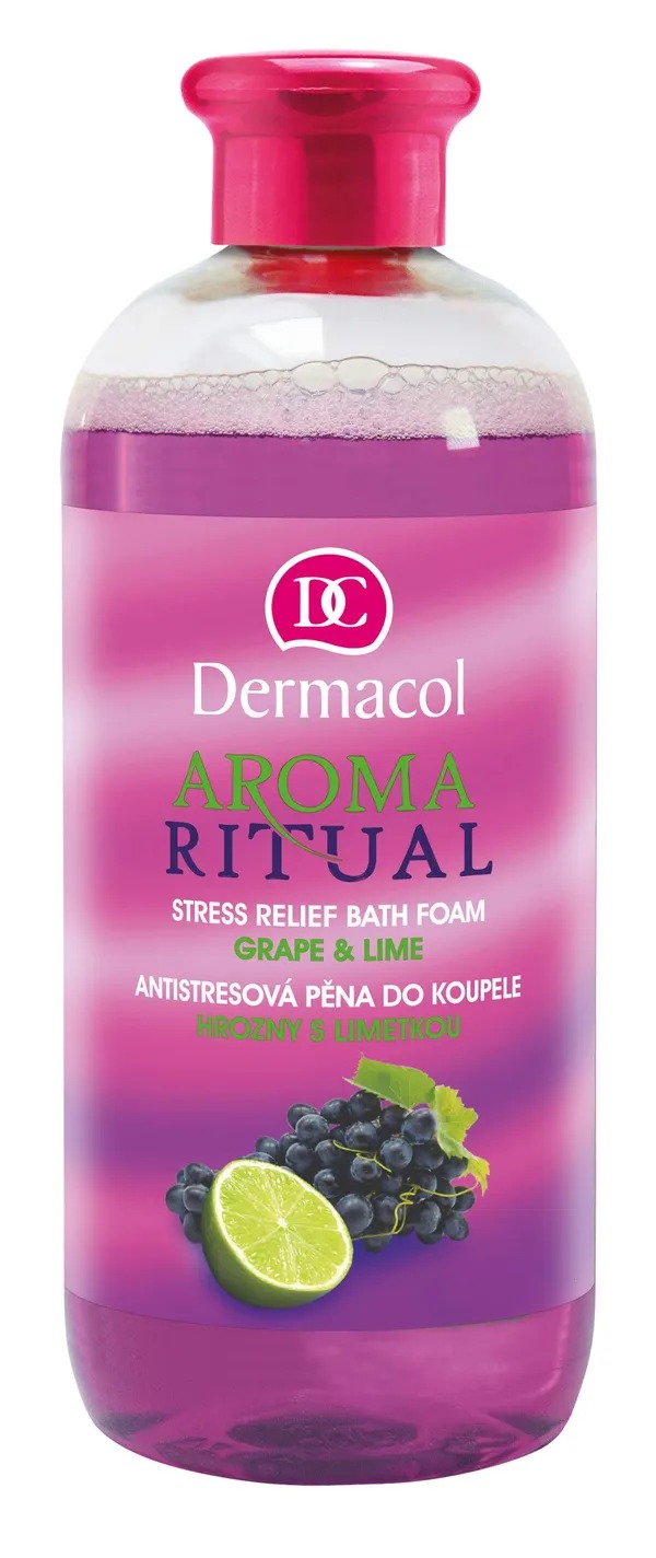 Dermacol Aroma Ritual Bath foam Grape and lime 500ml