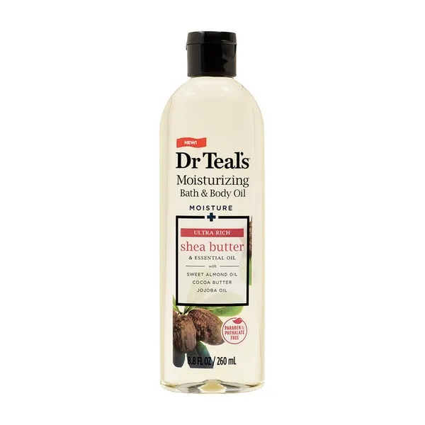 Dr Teal's Moisturizing Bath & Body Oil Shea Butter & Essential Oil 260Ml