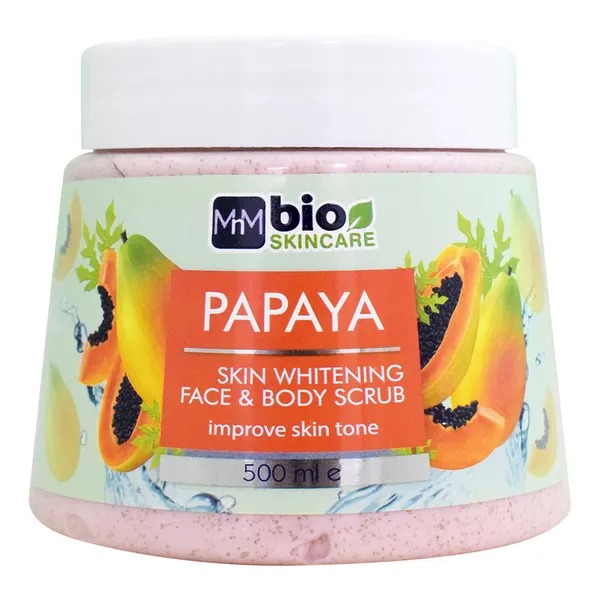 Bioskincare Face & Body Scrub - Papaya 500Ml