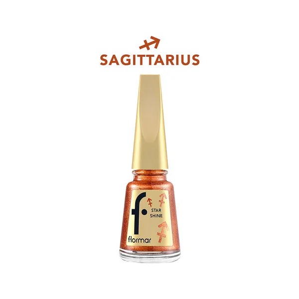 Flormar Star Shine Nail Enamel Zodiac -  43 Independent Sagittarius