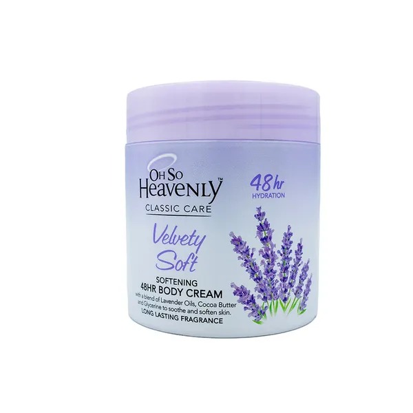Oh So Heavenly Body Cream 48HR Velvety Soft 470Ml
