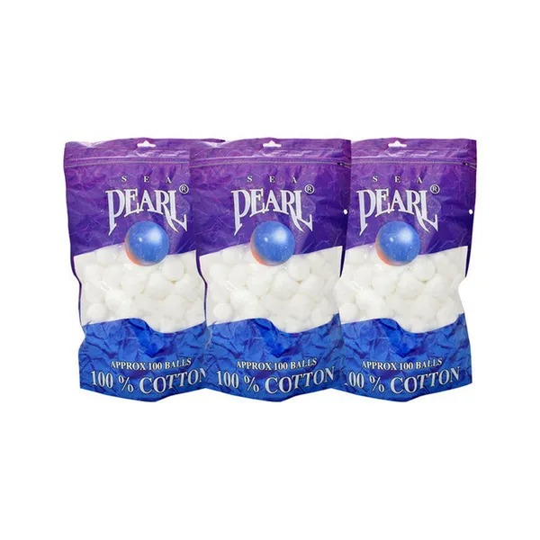 Sea Pearl Cotton Balls 100X3