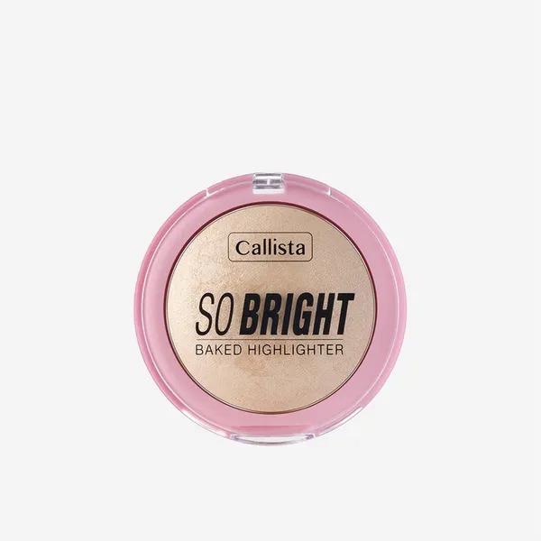 Callista So Bright Baked Highlighter 01 - Snowy Glowy Light