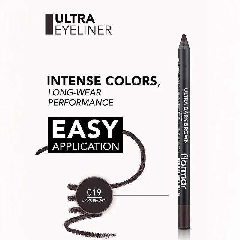 Flormar Ultra Eyeliner - 19 Dark Brown