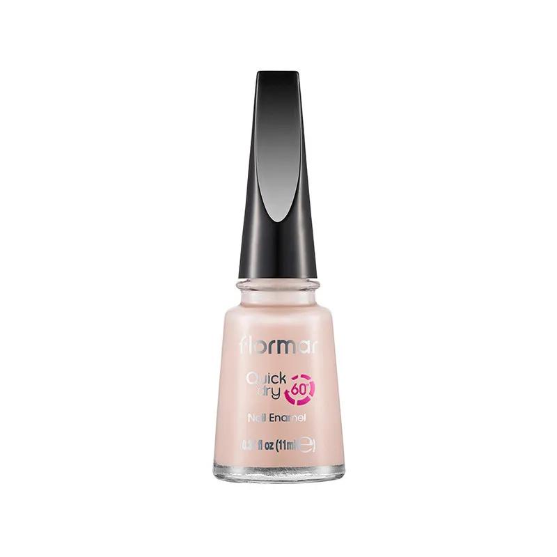 Flormar Quick Dry nail enamel - QD11 Vanilla Ice Cream