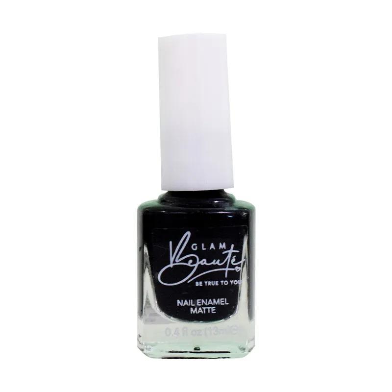 GlamBeaute Nail Enamel 47 - Solid Black