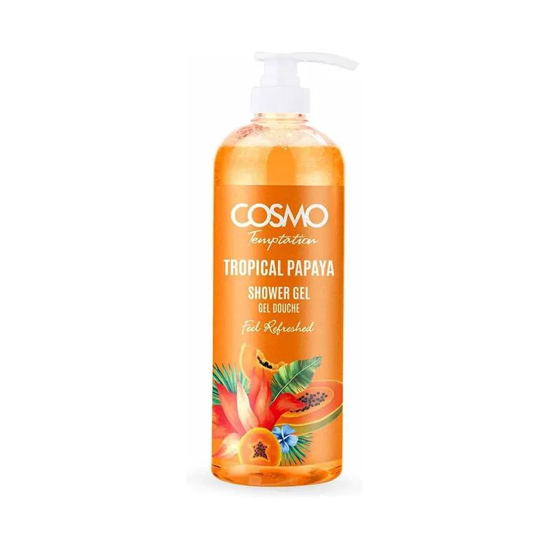 Cosmo Temptation Shower Gel Papaya 1000Ml - New